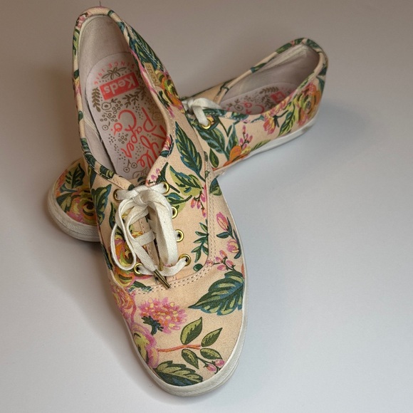 Keds Shoes - Rifle Paper Co. x Keds Floral Canvas Sneakers Women’s Size 7.5